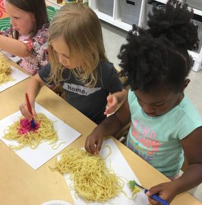 painting spaghetti