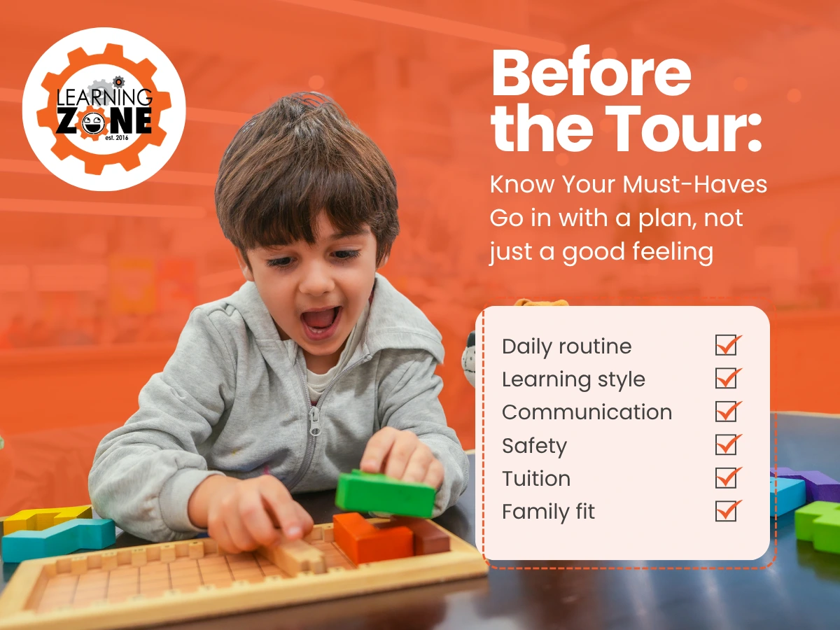 Before the tour know your must haves go in with plan not just a good feeling